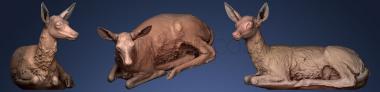 3D model Animal 3D of Doe (STL)